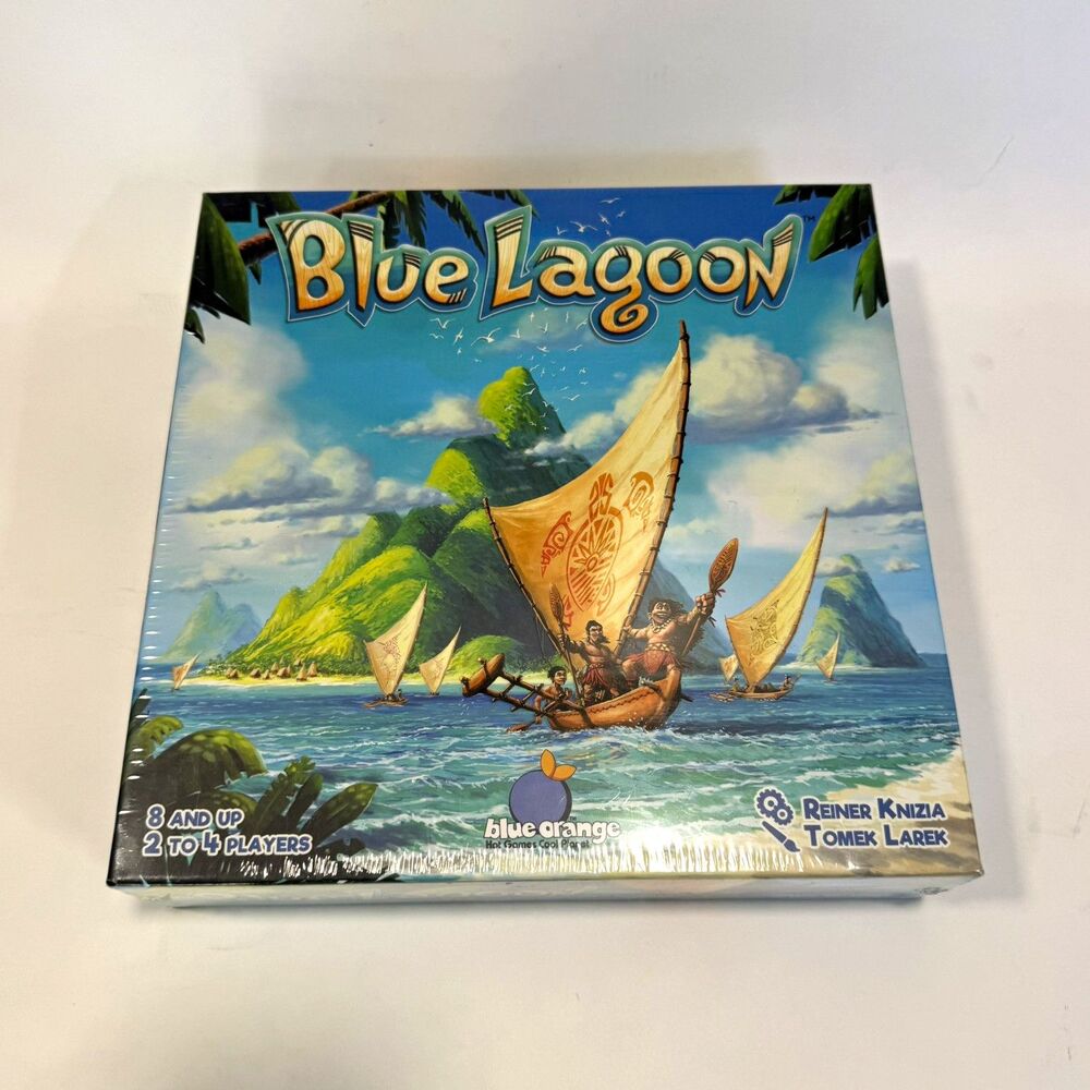 Blue Lagoon Blue Orange Board Game New - Sealed